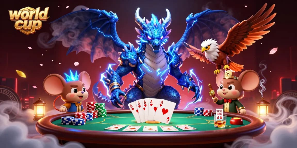 Bet on the world cup with champions, poker chips, and thrilling gameplay elements.