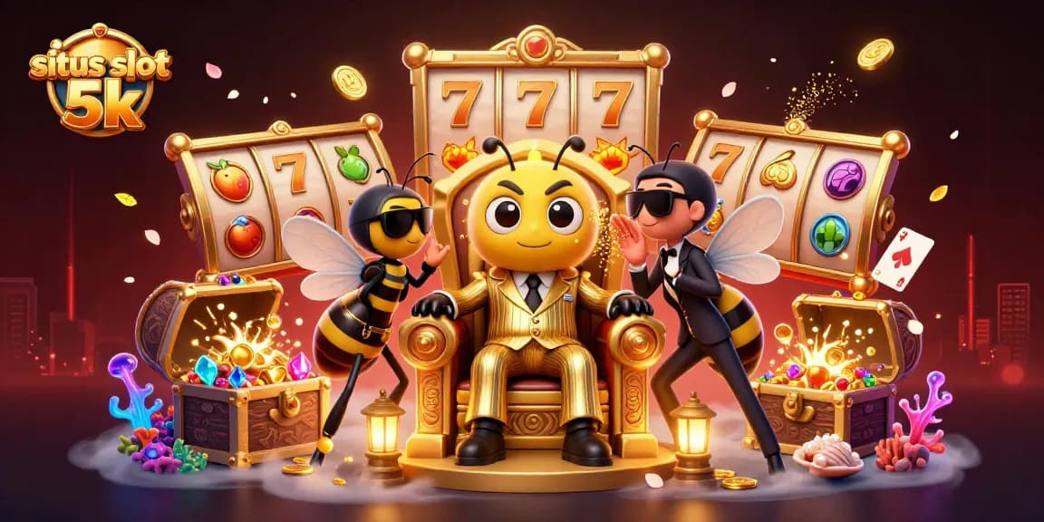 Engage with situs slot 5k and discover vibrant slot reels spinning with immersive casino elements.