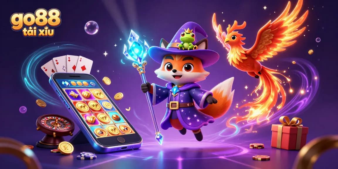 Experience go88 tài xỉu with vibrant gaming elements and enchanted characters in action.