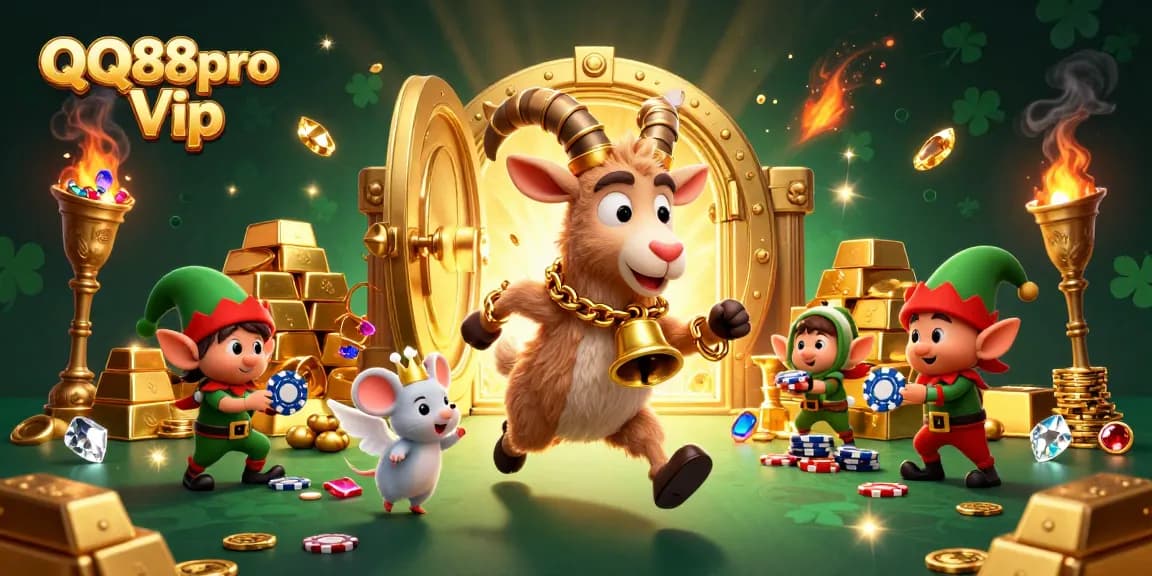 Experience thrilling gameplay at QQ88pro Vip with a festive casino featuring Krampus and ruby treasures.