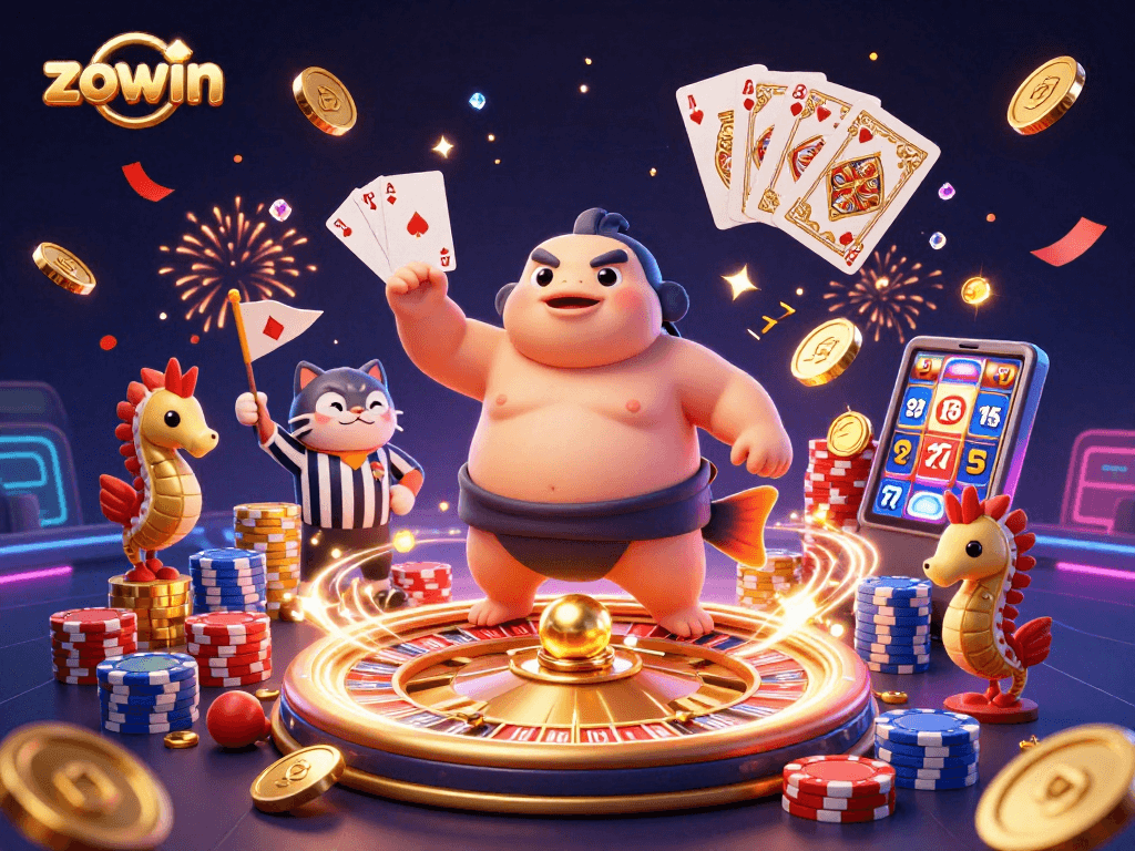Experience exhilarating gameplay at Zowin with immersive casino elements and vibrant themes.