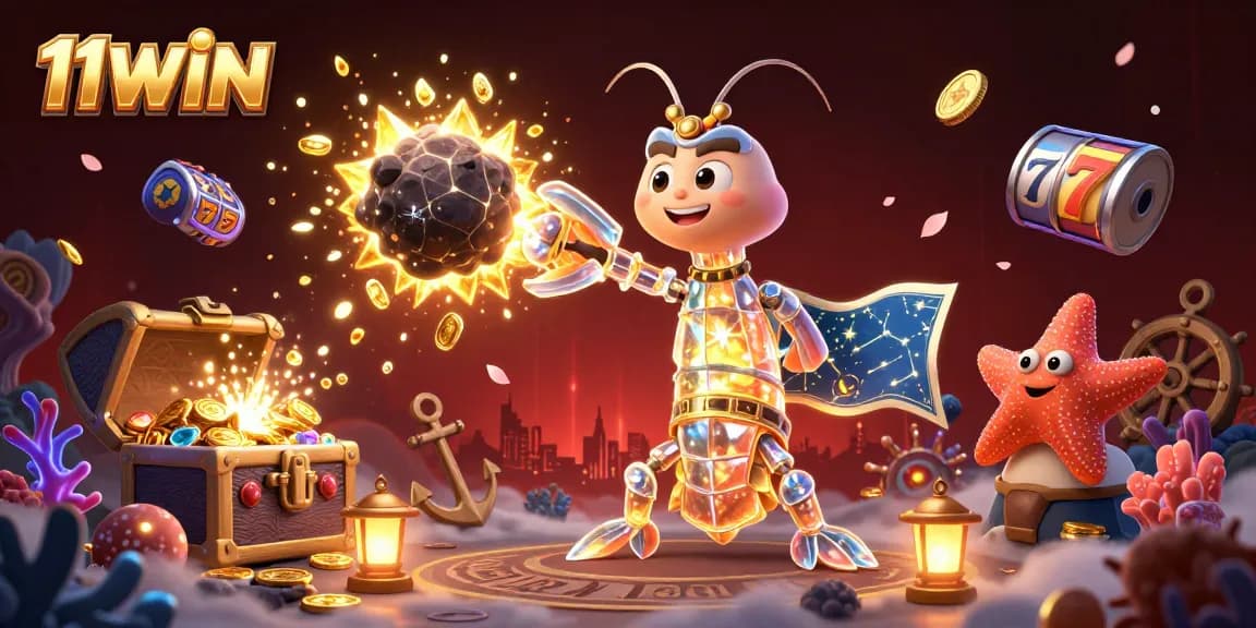 11WIN engages players with captivating slots amidst cosmic treasure in an underwater adventure.