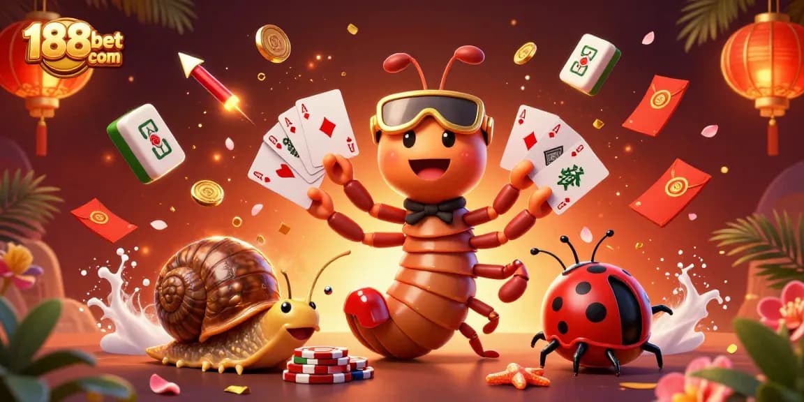 Experience the excitement of betting at 188bet com with a dynamic casino scene full of action and engaging characters.