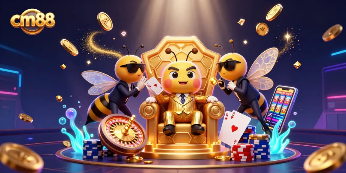 Experience thrilling gameplay at cm88 with a scene full of casino excitement and vibrant visuals.