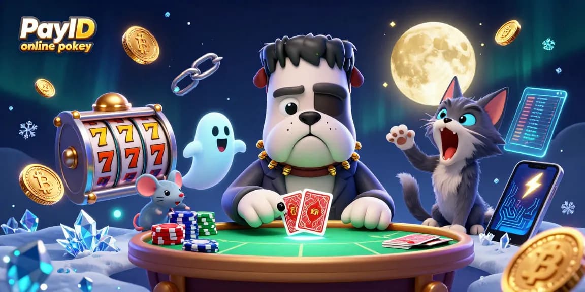 Experience thrilling PayID online pokies with vibrant cartoon characters and dynamic gaming elements.