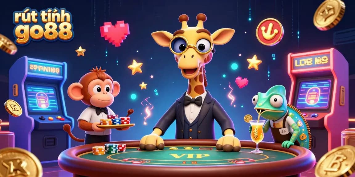 Experience fast cash withdrawals at Go88 with vibrant casino characters and energetic gameplay elements.