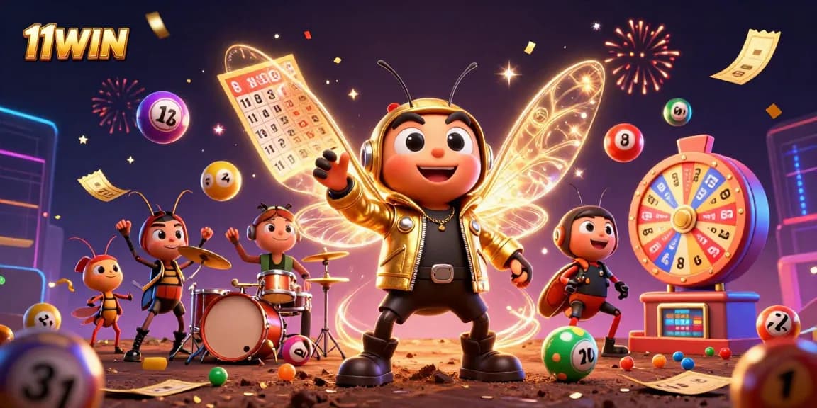 Engage with exciting lottery dynamics at 11WIN featuring lively characters and dynamic game elements.