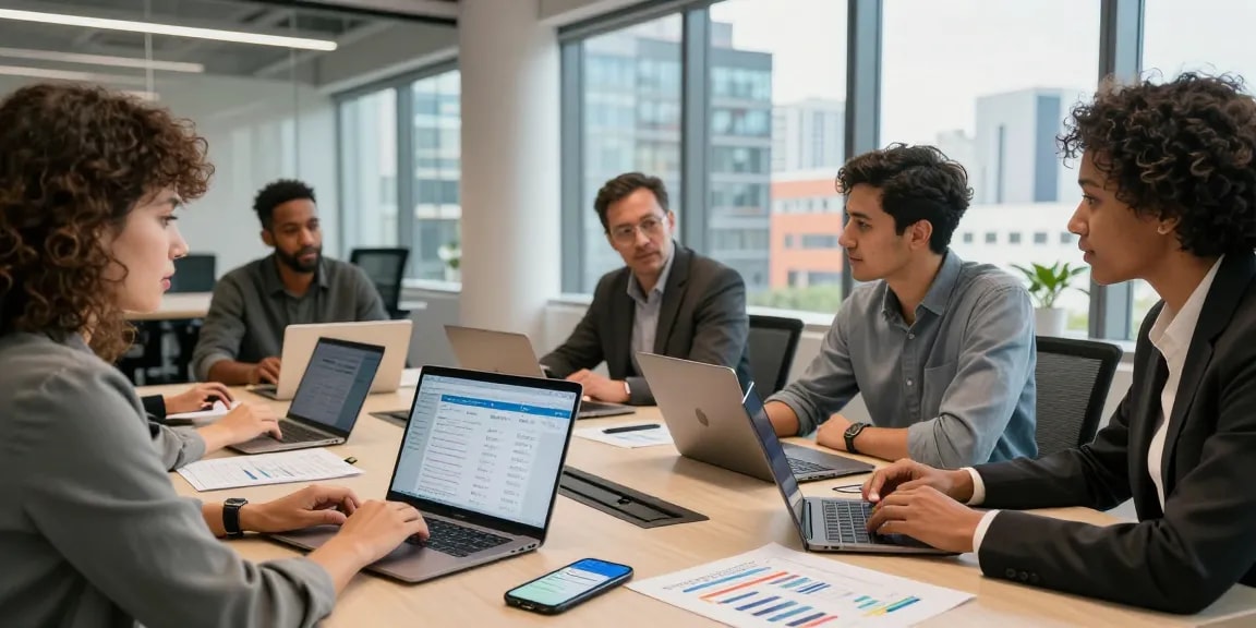 Discussing O2 bolt ons for pay as you go in a modern office environment.