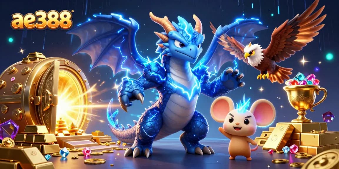 Experience thrilling jackpots at ae388 with dynamic casino characters and stunning treasures.