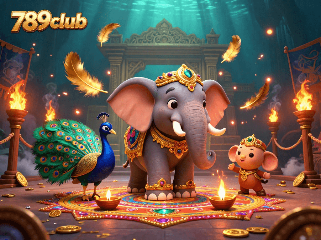 Engage in thrilling gameplay with 789club's vibrant 3D illustration, showcasing excitement and winning opportunities.