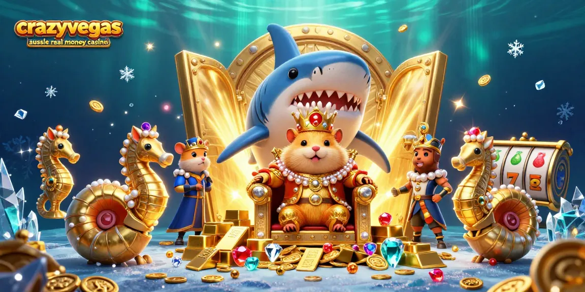 Spin slots with the crazyvegas aussie real money casino scene, featuring riches and royal characters.