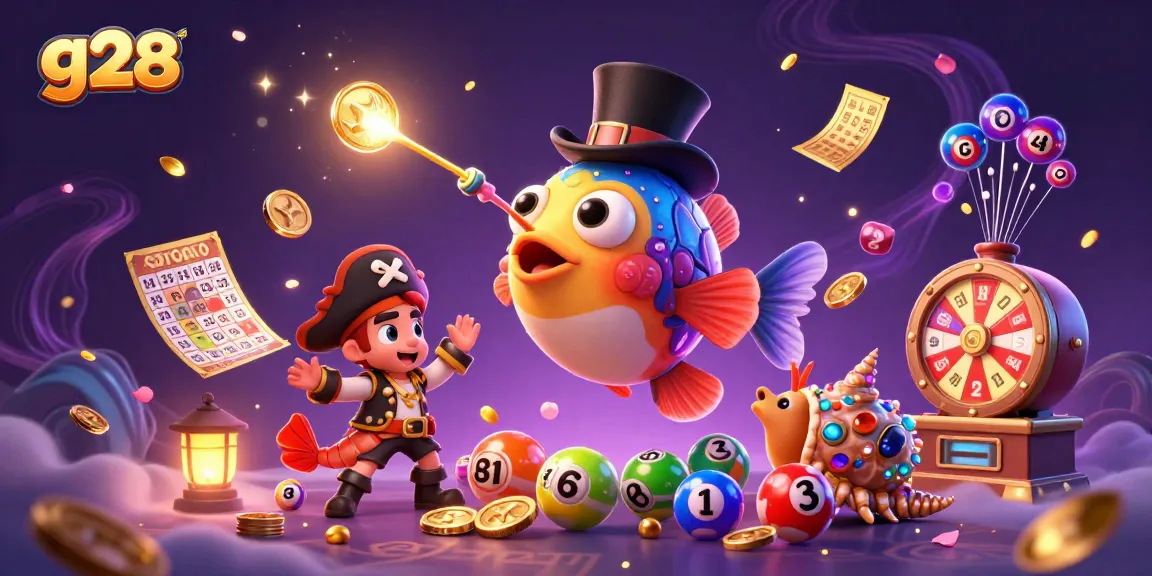 Engage with g28 and experience thrilling lottery excitement in a vibrant underwater scene.