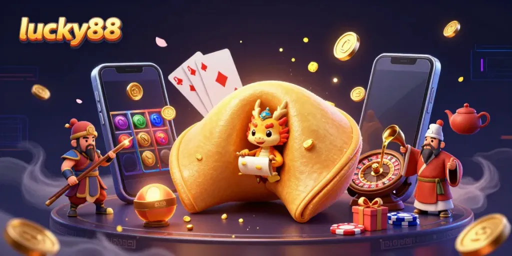 Experience thrilling wins with lucky88 in this vibrant, dynamic casino scene.