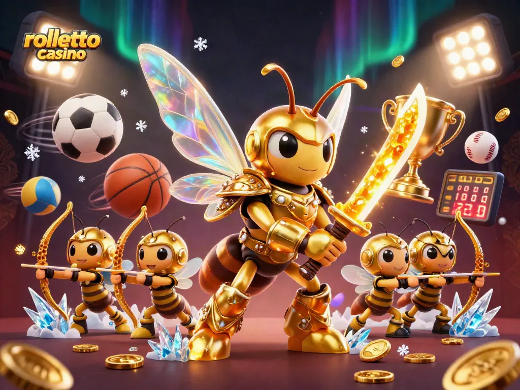 Experience rolletto casino's excitement with thrilling games and vibrant visuals in this dynamic scene.
