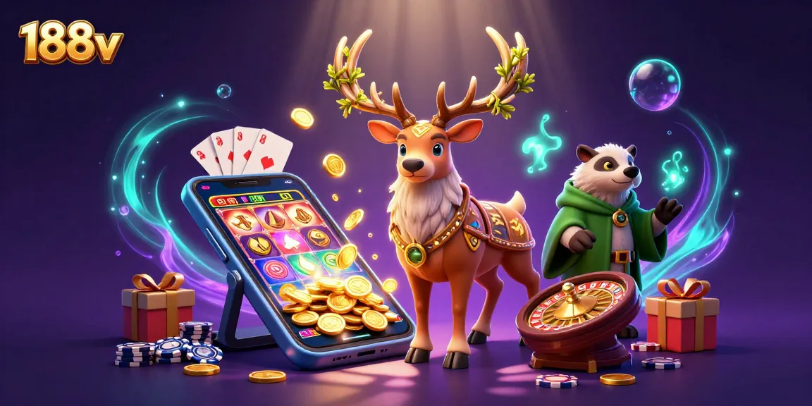 Spin winning reels and collect coins with exciting games at 188v online casino