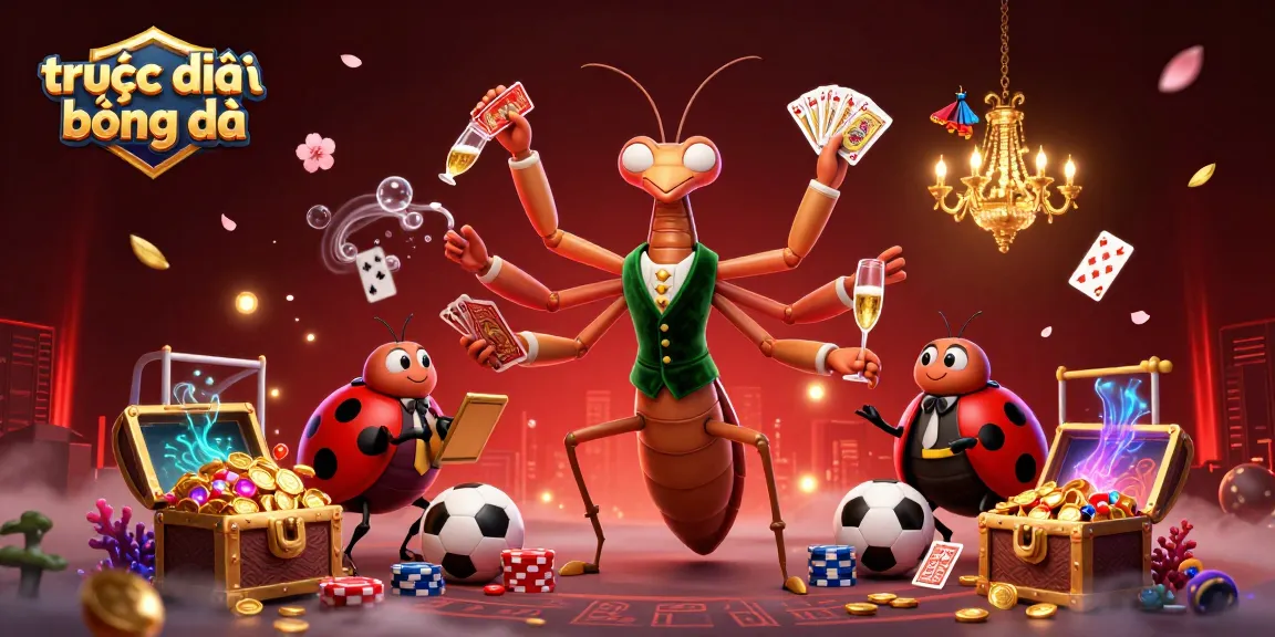 Experience trực tiếp bóng đá excitement with vibrant sports betting elements in this thrilling illustration.