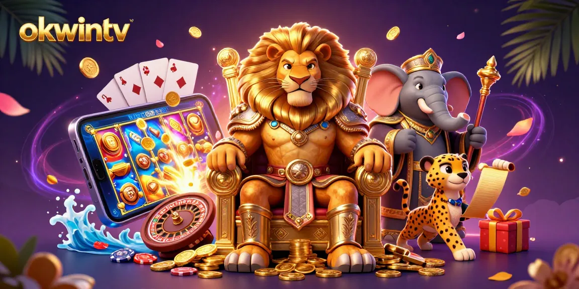 Engage with OKWINTV to experience vibrant casino action and live sports betting seamlessly integrated.