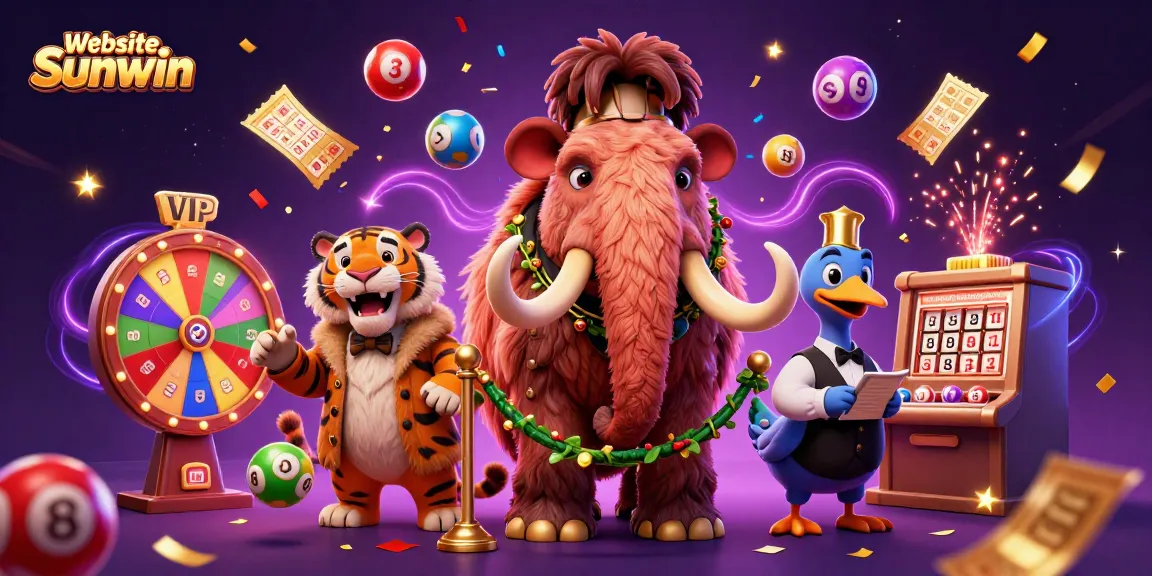 Experience excitement at Website Sunwin with colorful lottery fun and vibrant casino atmosphere.