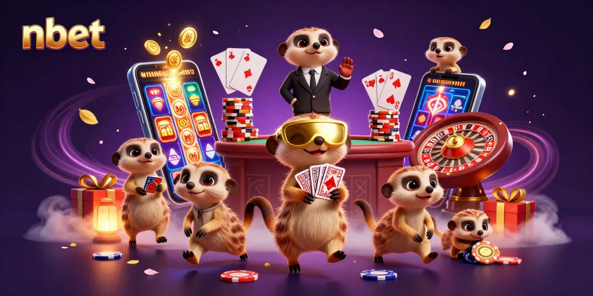 Watch the nbet meerkat casino operate with colorful slots and dynamic gaming elements.